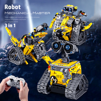 3in1 Electric Remote Control Programming Robot Building Blocks  Classic Movie Model DIY Transforming Bricks Toys For Children