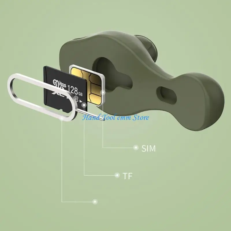 H37F Universal Antilost SIMCard Pin Needle Storage Case Phone Ejecting Pin Card Tray