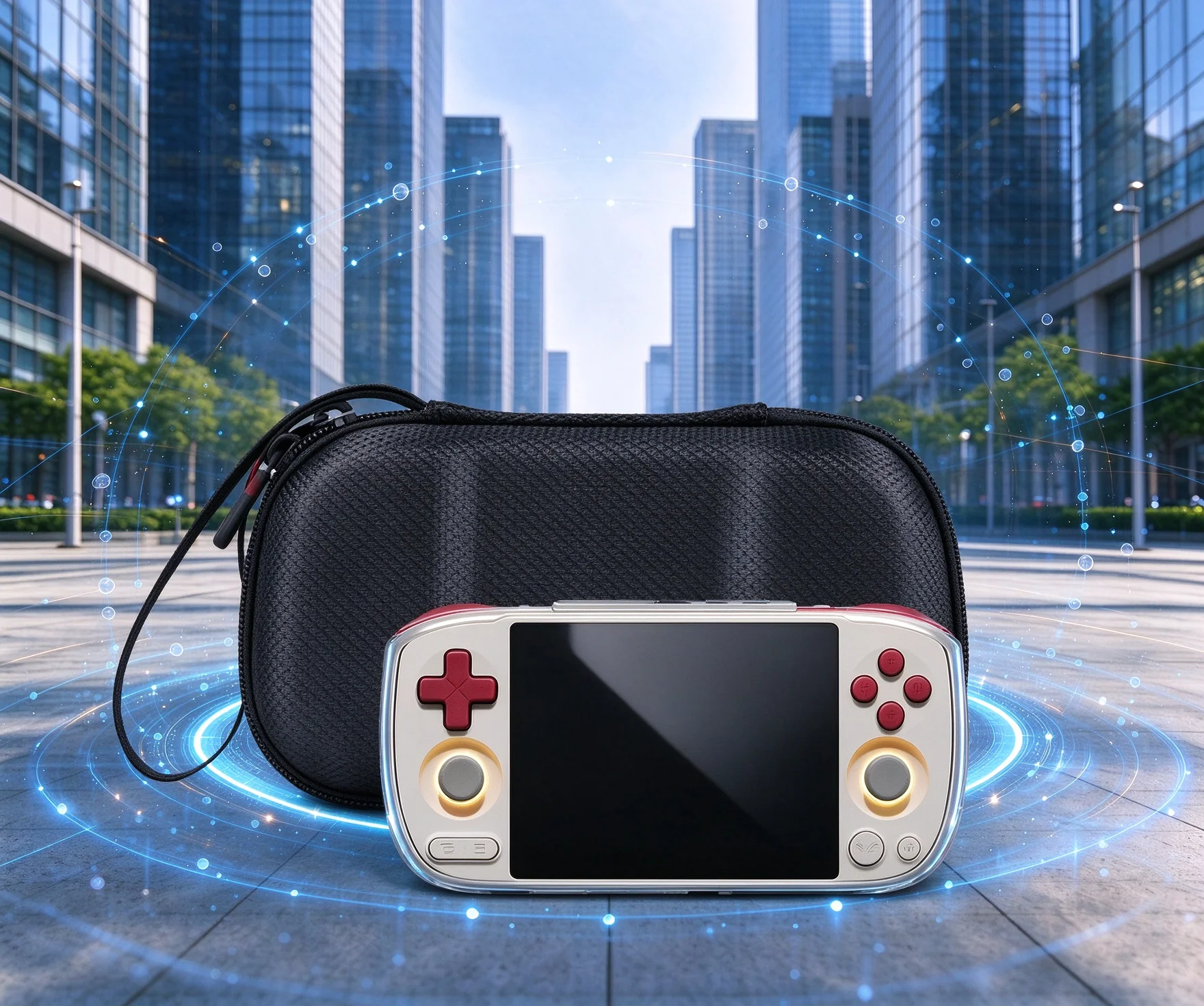 Case For AYANEO (Pocket AIR Mini) Independent Divided Compartment Stores Game Device And Accessories Separately To Avoid Mutual