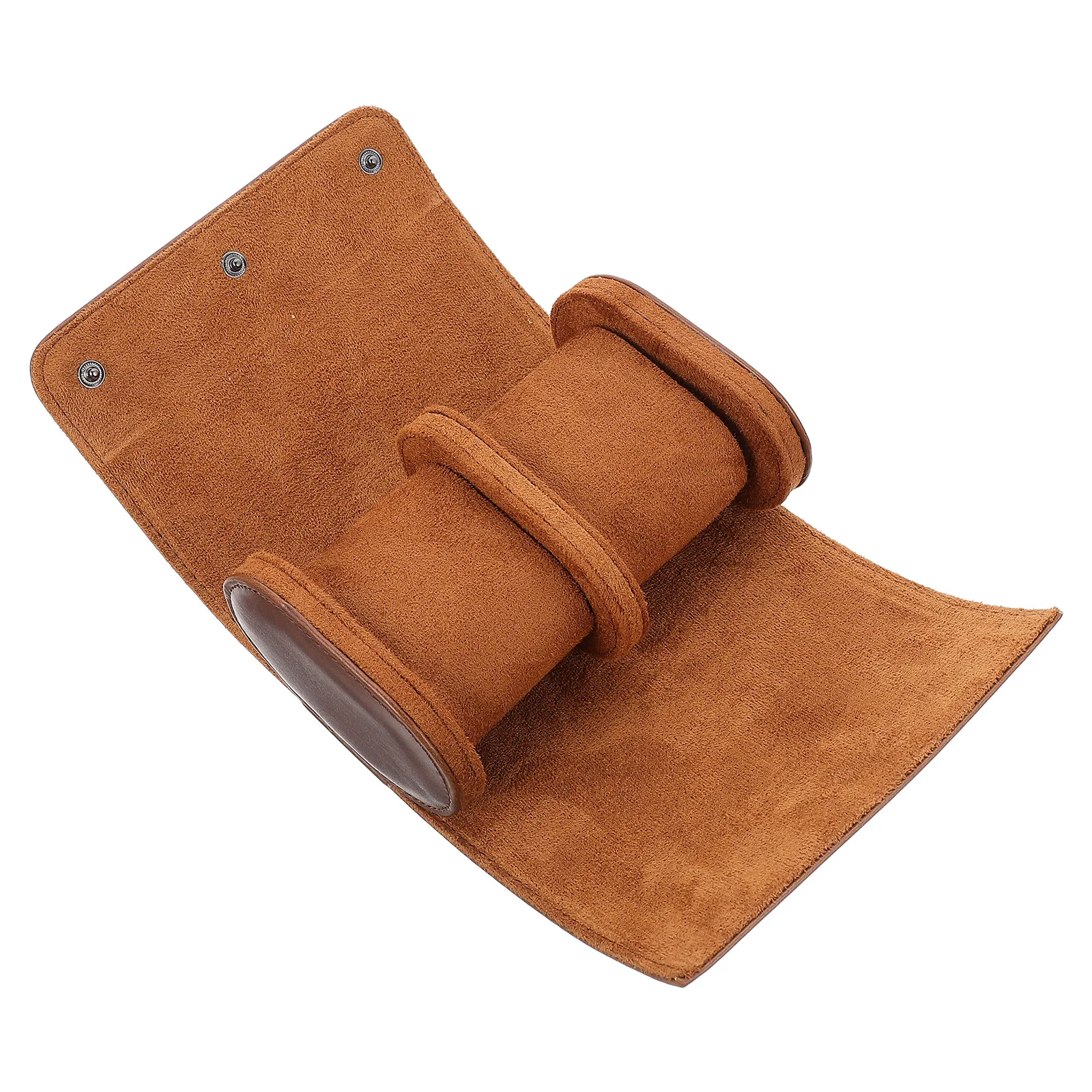 

Pu Portable Anti-Scratch Travel Organizer For Men Storage Women Watch Stylish Watch Case Roll Case