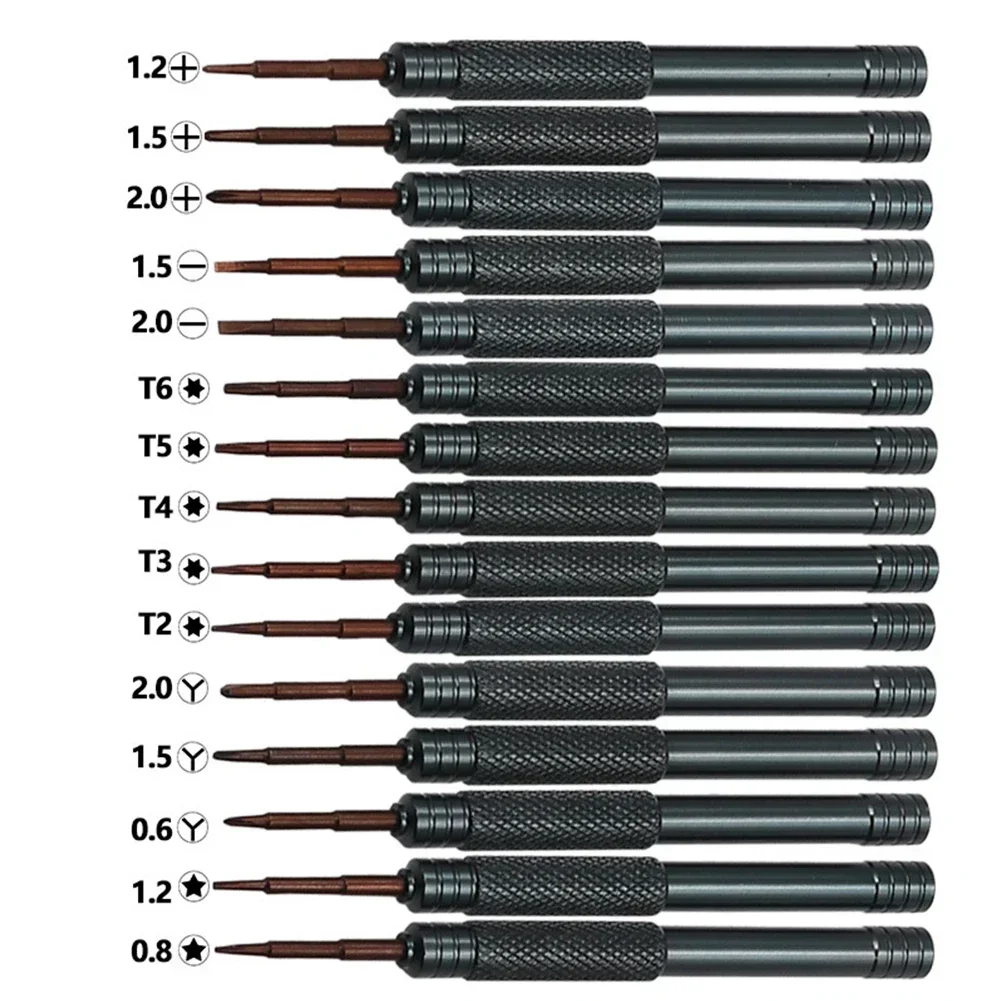 Hand Tools Screwdriver Black+Brown Computer For Cell Phone Opening Tool Precision Screwdriver Home 1pcs Brand New