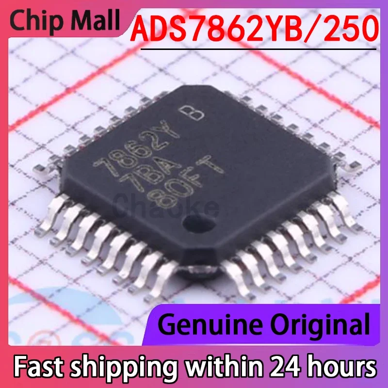 

1PCS New ADS7862YB/250 Package TQFP-32 Analog-to-digital Conversion Chip ADC Original Stock