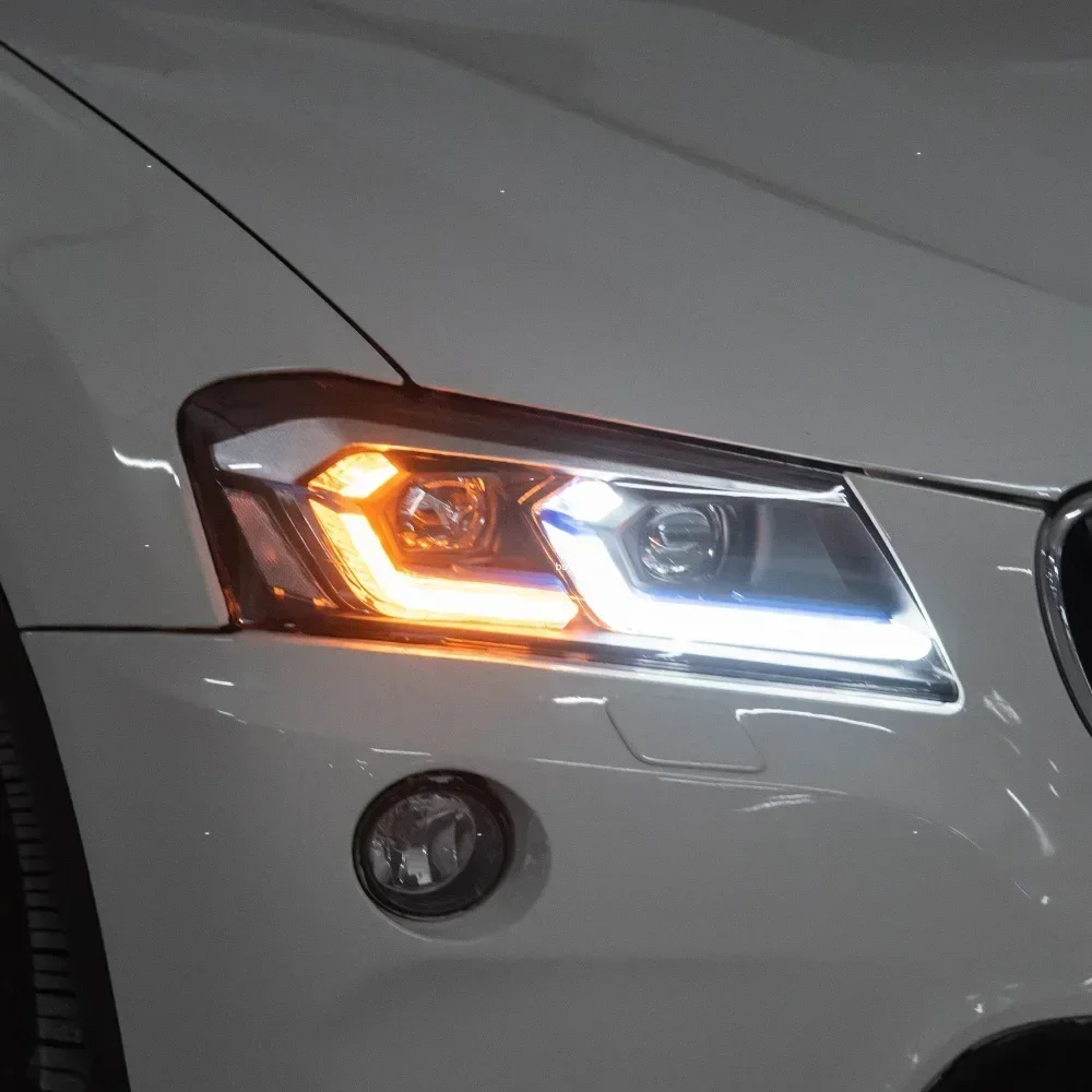 

Car Headlights For BMW X3 F25 25i 28i 30i 2010-2013 Upgrade High Quality LED Dynamic DRL Projector Lens Accessories Assembly