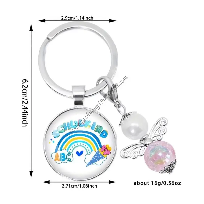 Q6RB ملحق Charm Angel Charm Q6RB لمحافظ على الظهر هدايا