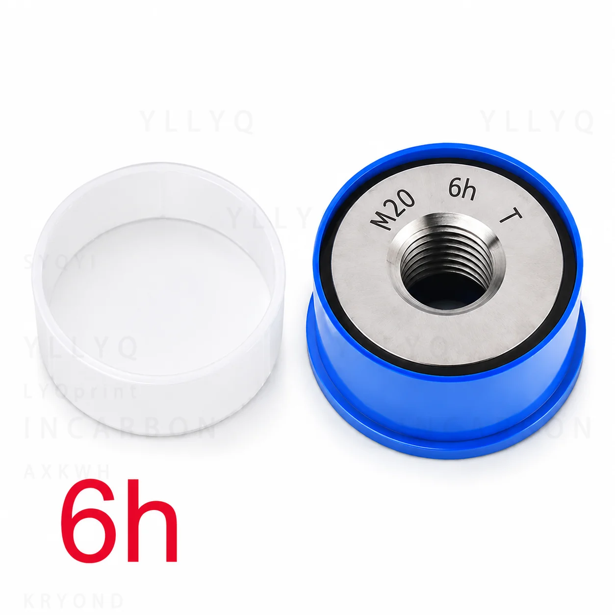 6H Tolerance 2pcs/set Thread Ring Gauge GO NO GO Gauge M4 M5 M6 M7 M8 M9 M10 M12 M20 M30 M40 M50 M60 0.5 Thread Pitch Gauge Set