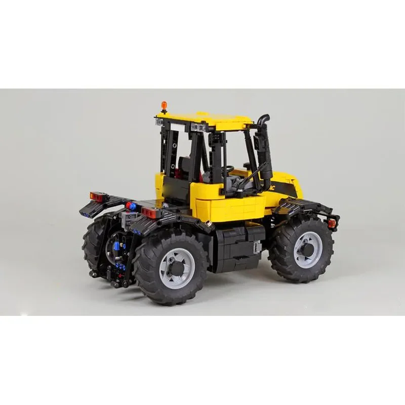 MOC-169365JCB1:17 tracteur agricole assemblage épissage blocs de construction modèle MOC blocs de construction créatifs jouets pour enfants