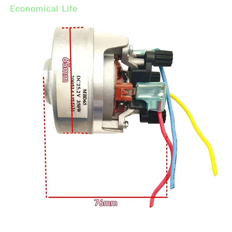 Kipas vakum Motor tanpa sikat tiga fase, Rotor magnetik kuat tahan ledakan, kipas vakum Motor Brushless kecepatan tinggi 65mm 350W 100000RPM