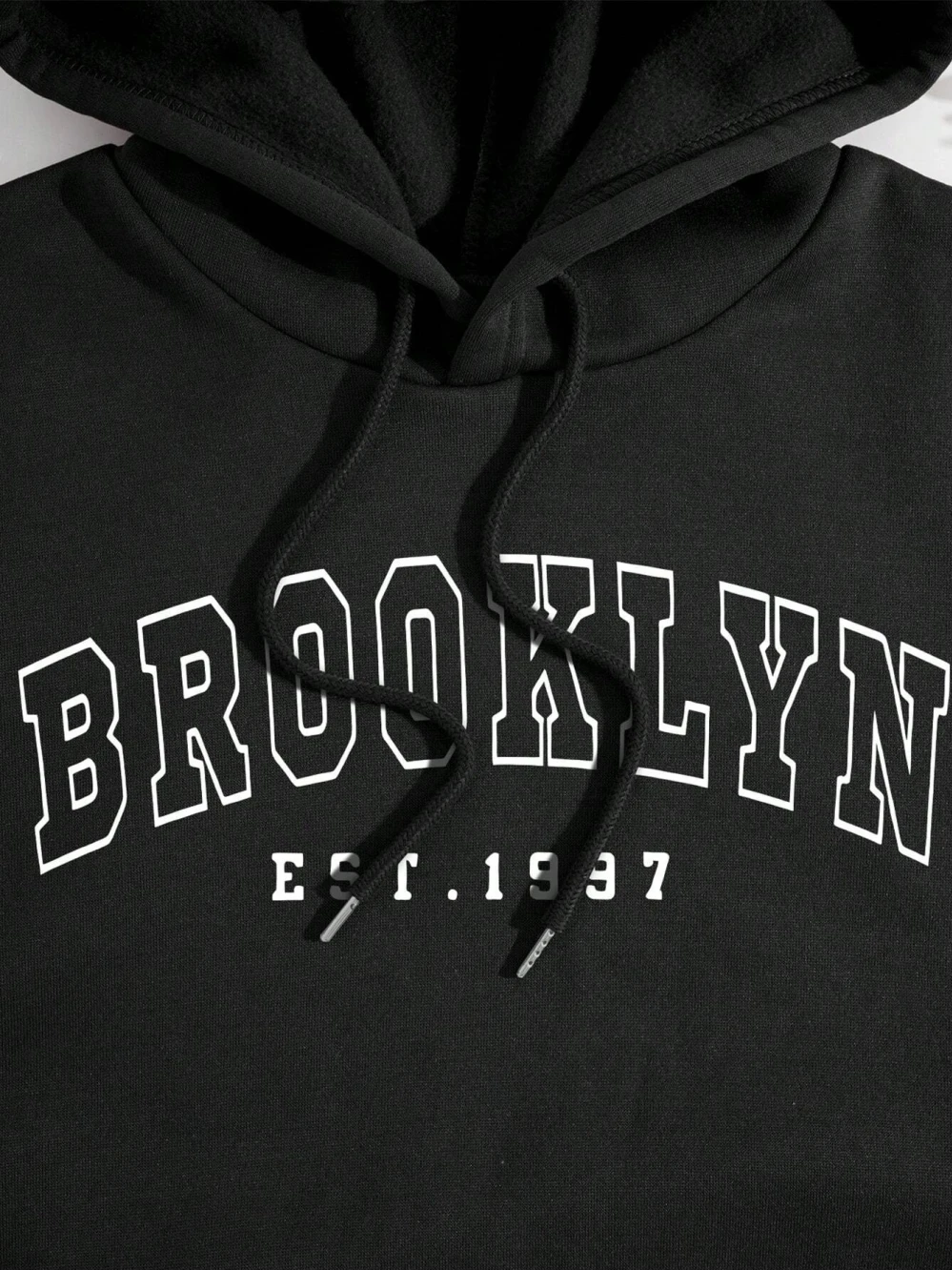 Brooklyn EST. 1997 City USA Women\'s Hoodies Vintage fur-liner Hoodie Autumn S-XXL Sweatshirts Simple High Quality Pullover Top