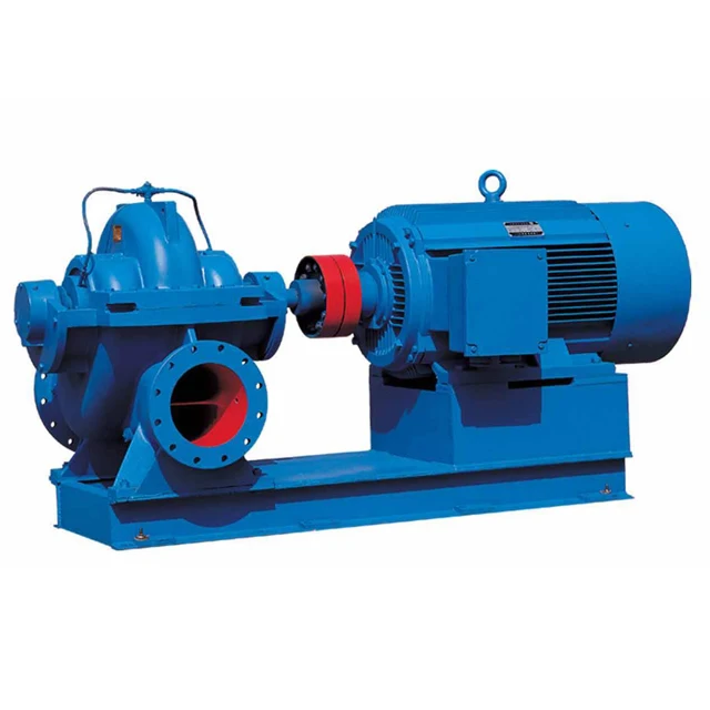 50 meters head 500 cubic meters/h pump for flood double inlet high flow centrifugal 