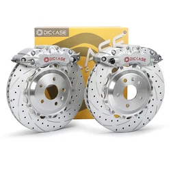 High Quality Brake Kits Silver Caliper with 380x34mm Drilled and Slotted Disc for Lexus Lx570