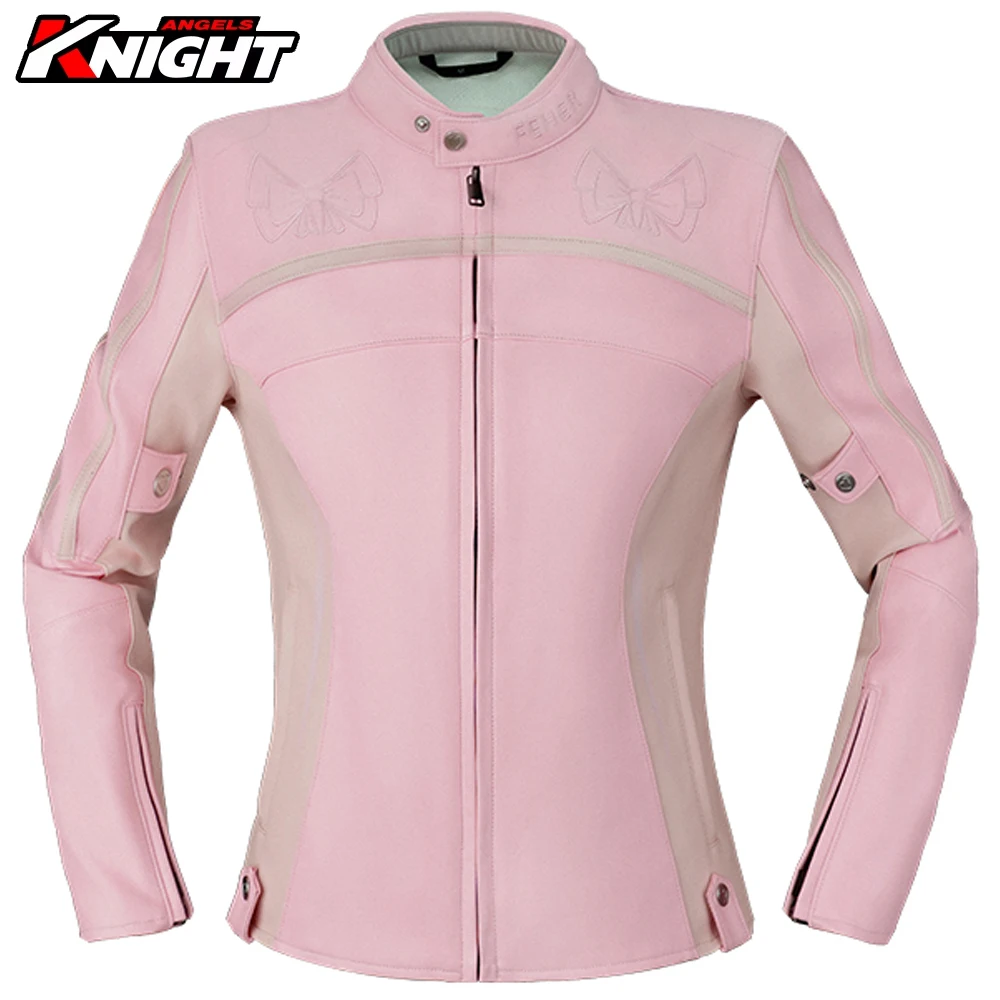 

Розовая женская мотоциклетная куртка, водонепроницаемая зимняя теплая мотоциклетная куртка для верховой езды, защита от падения, куртка для мотокросса, 7 шт., CE, защитное снаряжение