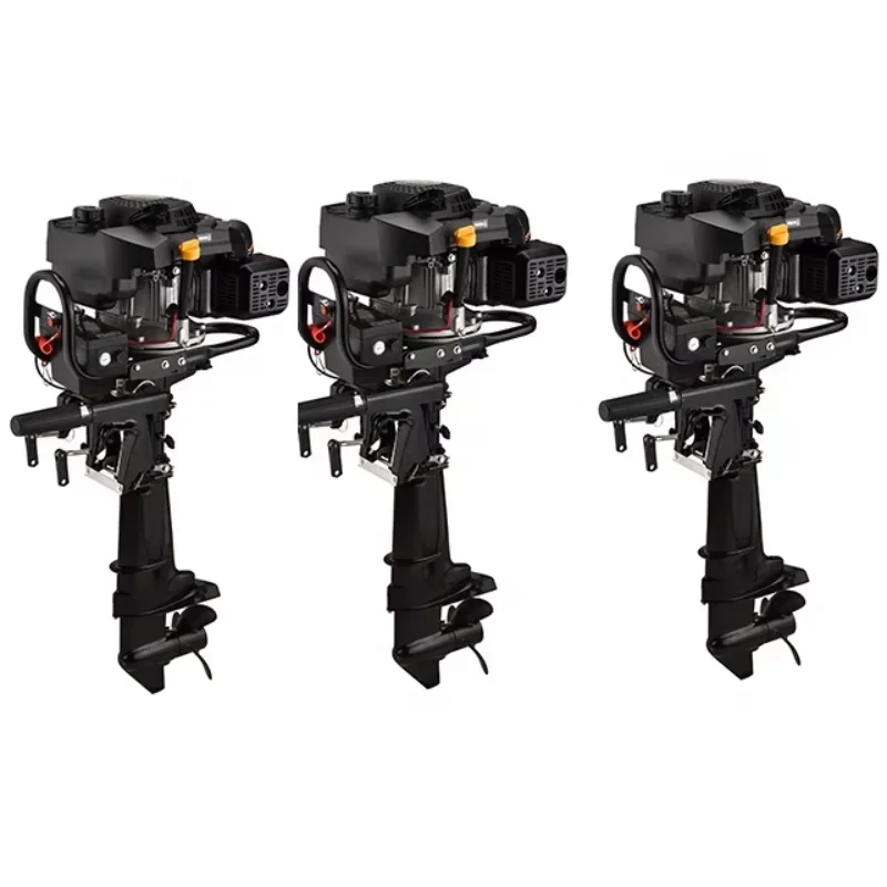 5.5/7.5/9HP 149/225cc 4-stroke outboard engine for inflatable fishing boats,Rubber dinghy assault boat,Marine propeller