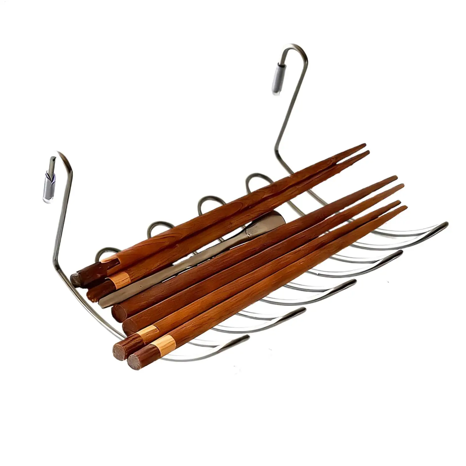 Expandable Adjustable Stainless Steel Drain Basket Telescopic Sink Overhead Drain Rack Multifunctional Strainer Draining Gadget