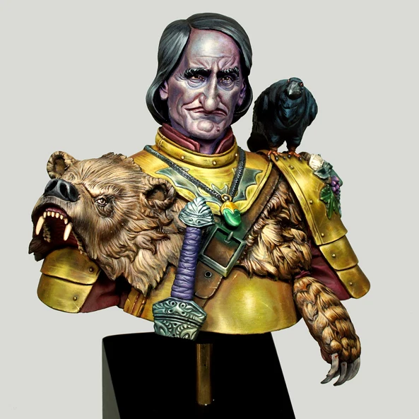 

1/10 Resin bust model kits figure colorless and self-assembled（Special offer） A-1955