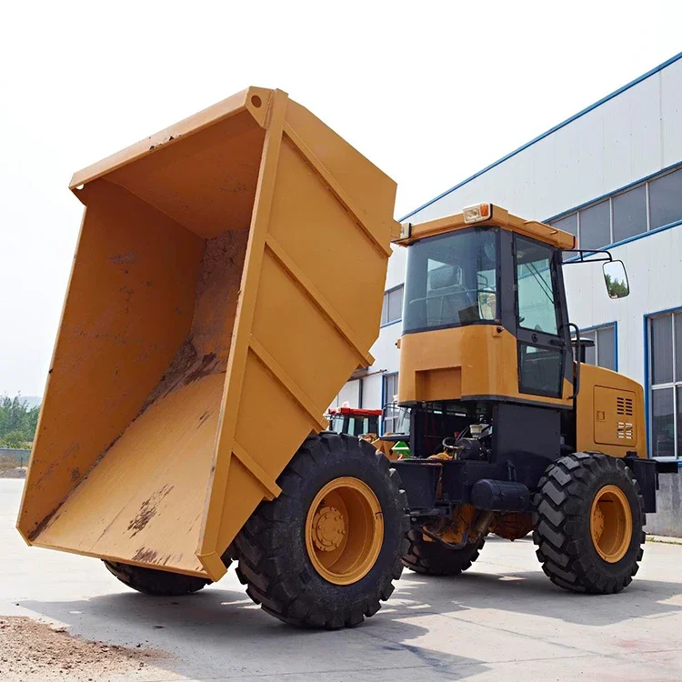 Professional scissor lift oil palm tipper electric tip lorry mini garden dumper back loading hot sale