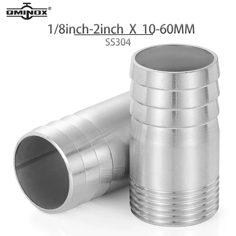 

Фитинги из нержавеющей стали 1/8"-2"X10-60мм, соединительная муфта с внутренней резьбой для шланга, SS304 BSP, полноразмерная муфта/шланговая муфта