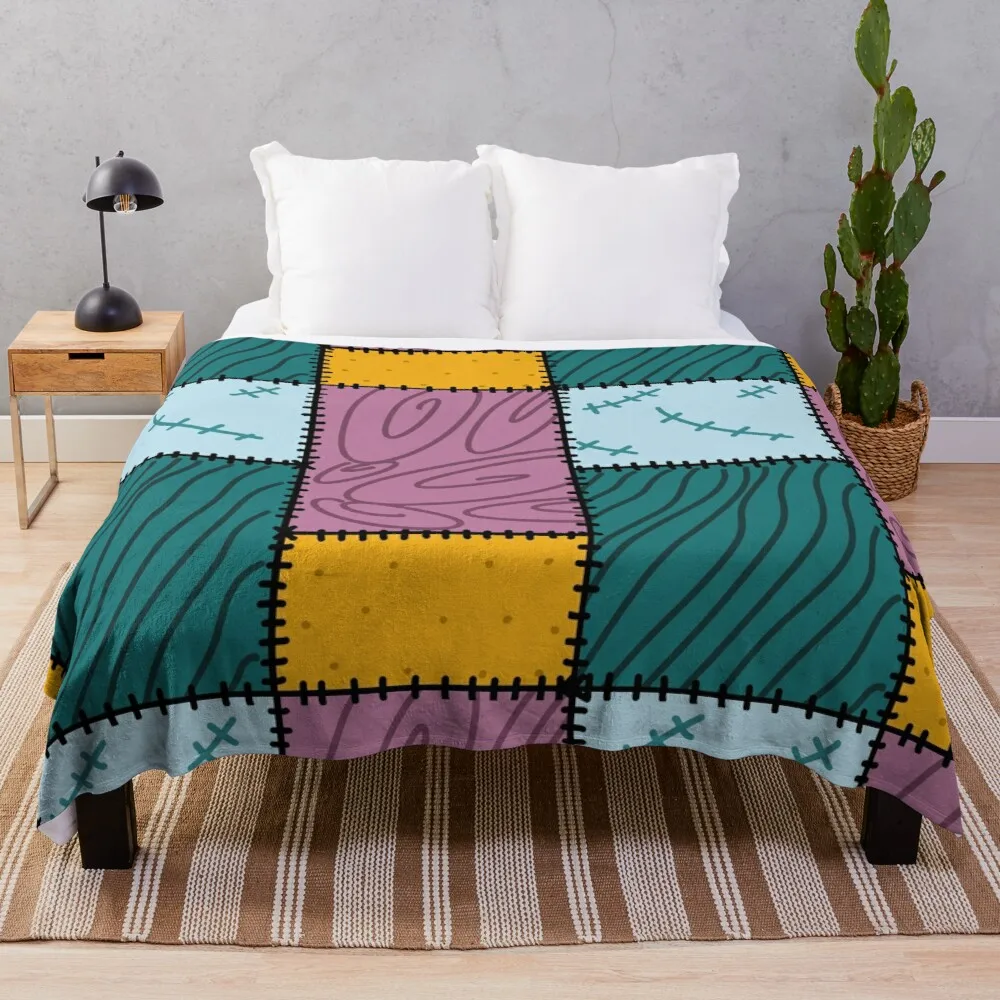 

Sally Patchwork Dress Throw Blanket thin blankets