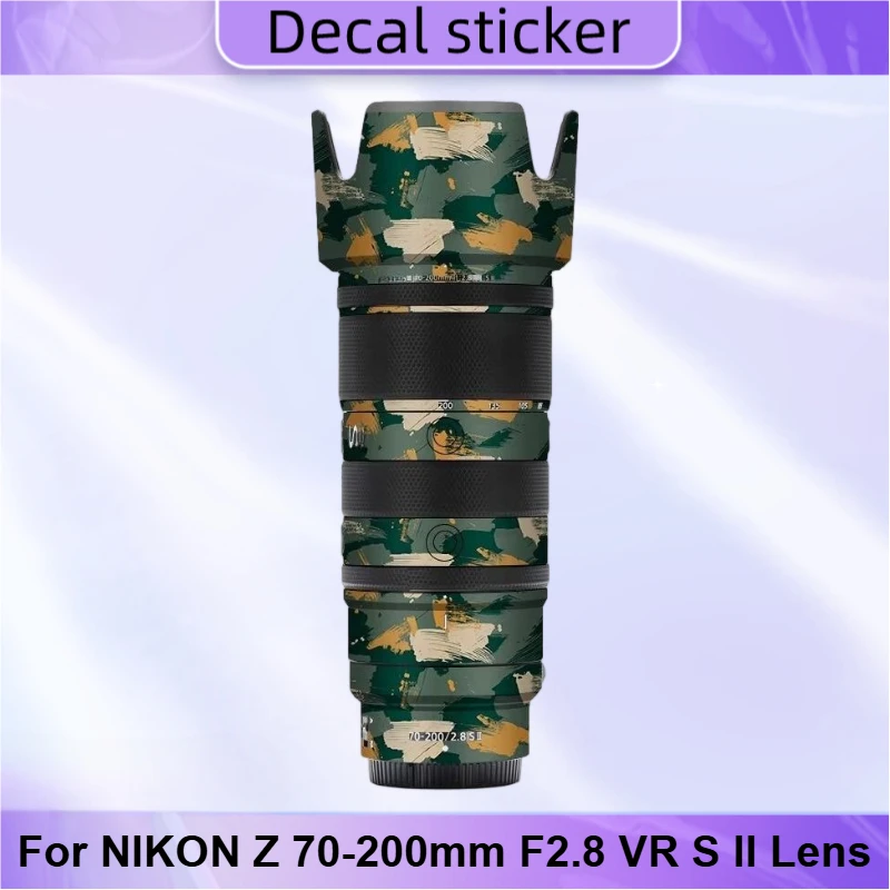 

For Nikon Z 70-200mm F2.8 VR S II Lens Sticker Vinyl Wrap Film Lens Body Protective Decal Skin Anti-Scratch Protector Coat