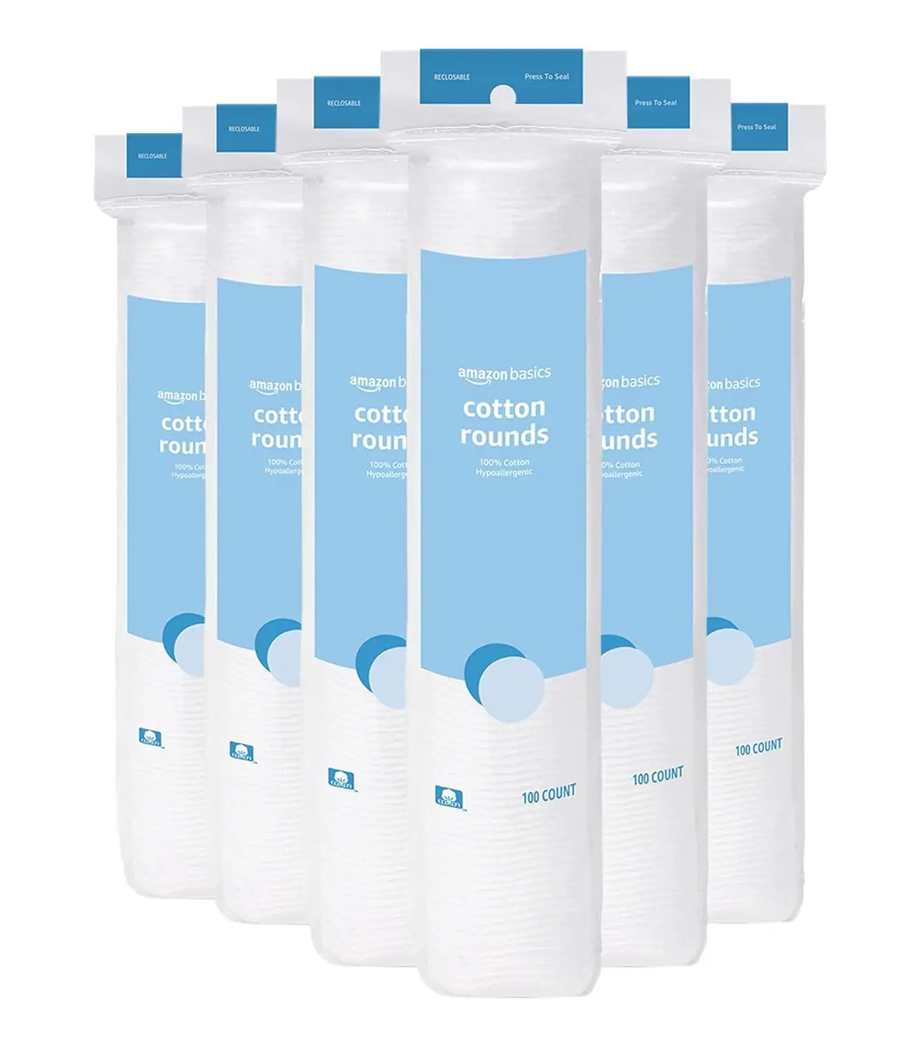 

Hypoallergenic Cotton Rounds for Makeup Removal and Skincare All Skin Types 600 Count