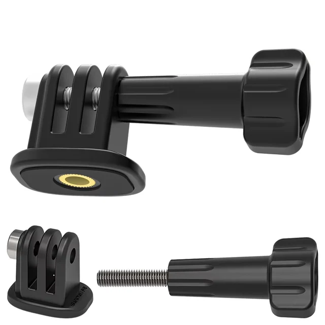 Uchwyt adaptera Sunnylife do DJI OSMO Action 5 Pro/4/3 Pocket 3 Insta360 Ace Pro 2 X4 X3 1/4 Śruba adaptera Akcesoria do montażu