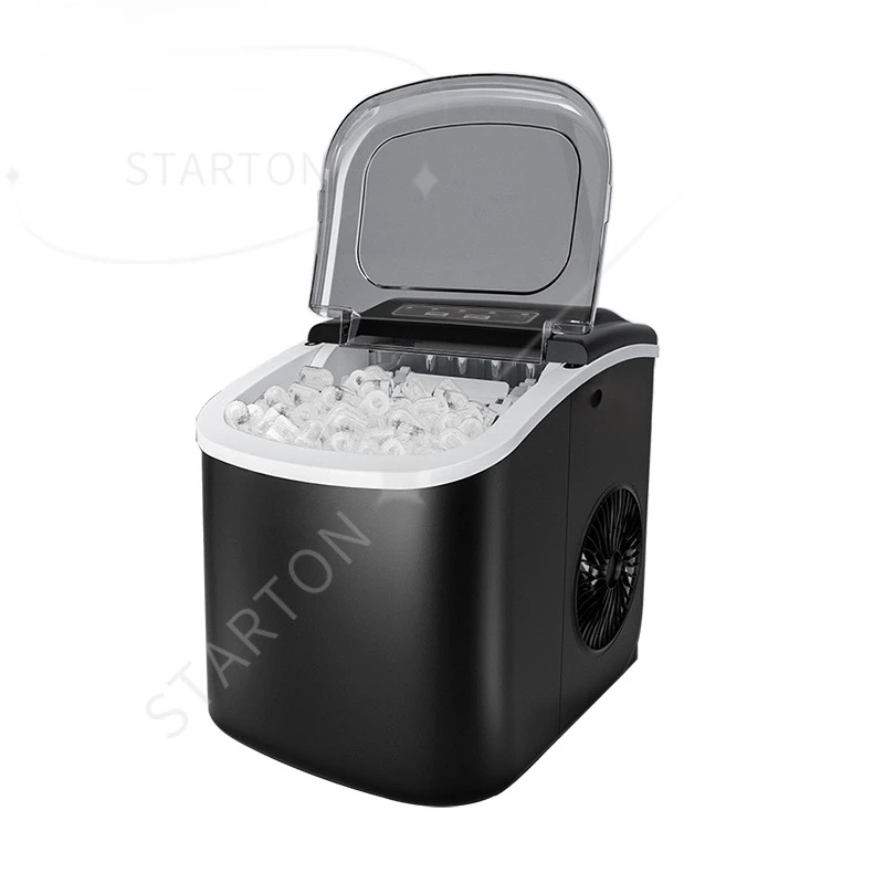Mini Automatic Electric Ice Maker Bullet Round Block Ice Cube Making Machine 15kgs/24H Small Bar Milk Tea Coffee Shop