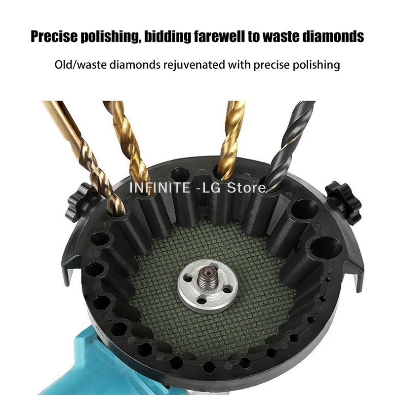 

Sharpening & Grinding Tool for 2-13mm Drill Bits; Portable Multi-spec Power Drill Abrasive