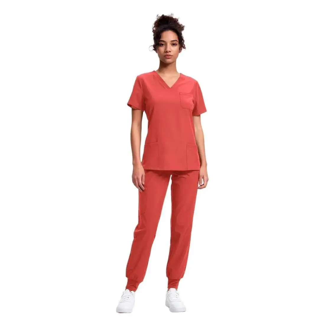 Scrubs Women Beauty SPA Pet Clinic Store Veterinary Dentistry Work Clothes Set High-Quality Medical Nurse Uniform Unisex