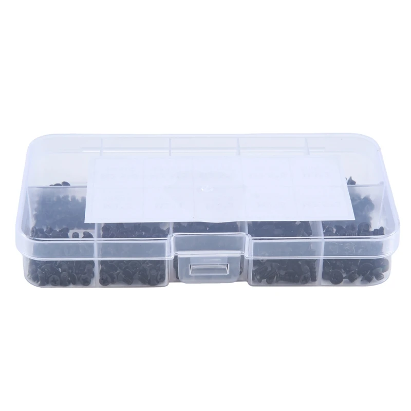 스테인리스 스틸 노트북 나사 키트, IBM HP 맥 델 레노버 삼성 소니 도시바 게이트웨이 LG용, 내구성 있는 M2, M2.5, M3, 500 개