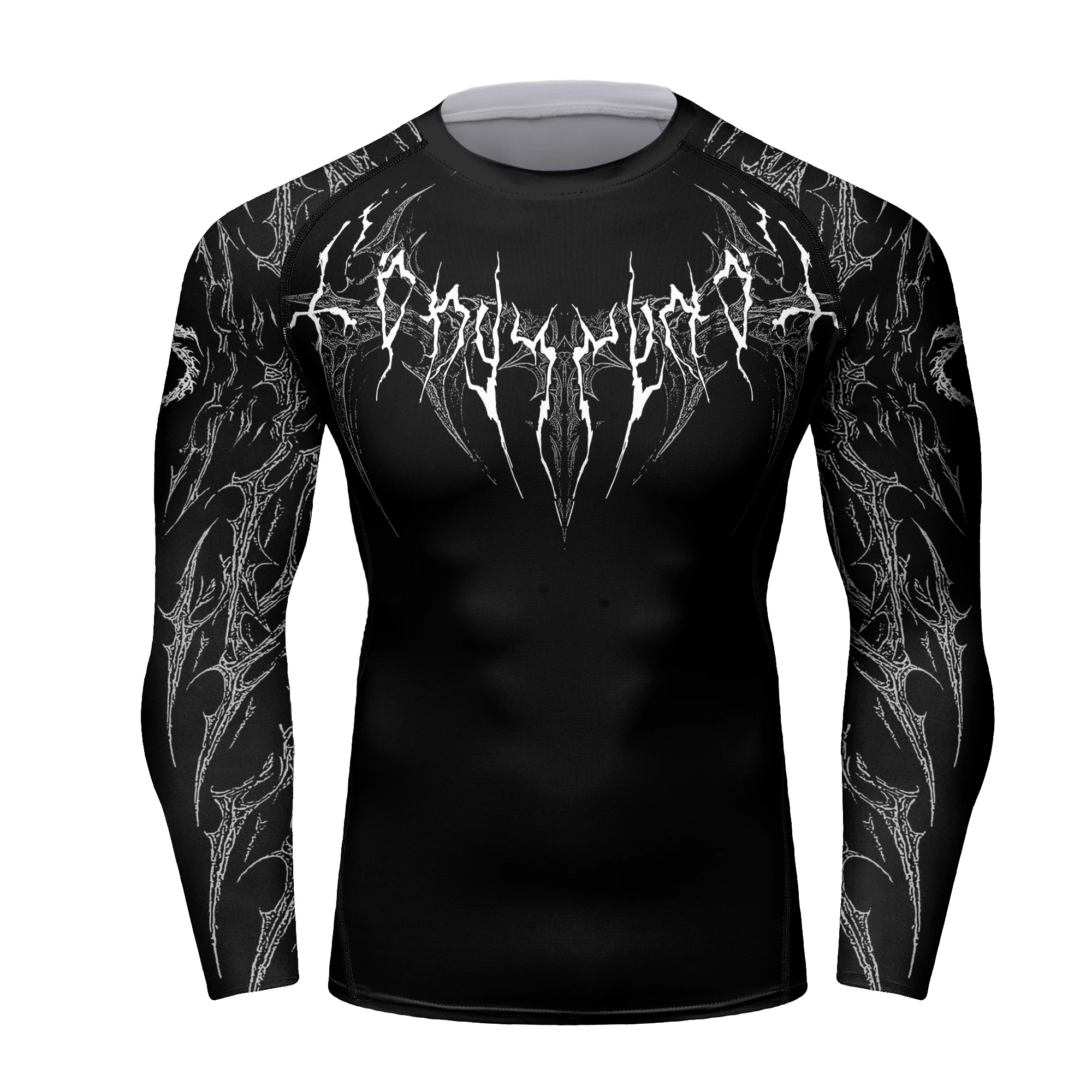 New Hot Men' Quick-dry Sports Shirt Running Fitness Long-sleeve T-shirt Men's Casual Athletic Shirt Training Muscle-defining Fit