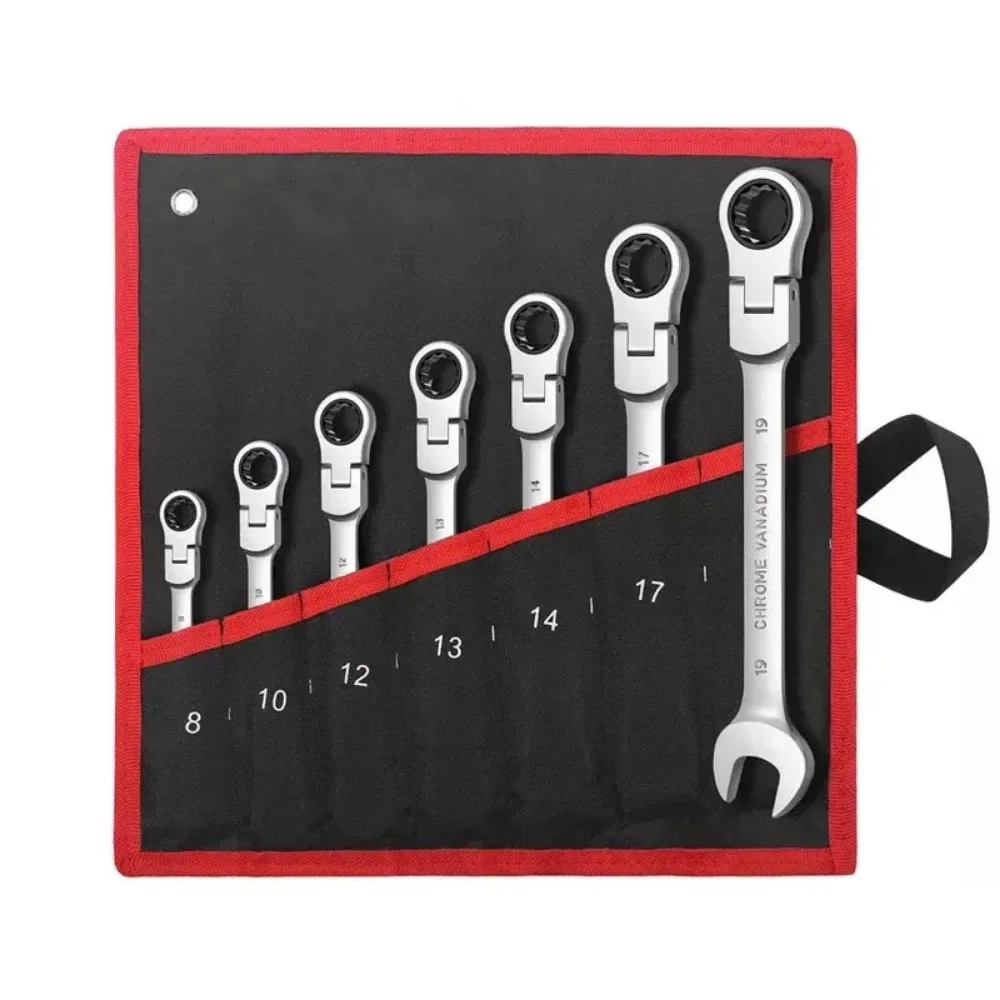 Universal Ratchet Combination Wrench Set Hand Tools Car Repair Tool Key Wrench Set Ratchet Spanner Multiple Models