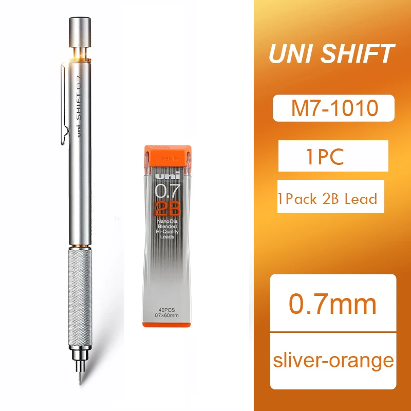 Japan Uni Metall Druckbleistift Lapiceros 0,3/0,4/0,5/0,7/0,9 mm einziehbare Spitze Low Gravity Center Drawing Sketch Stationary