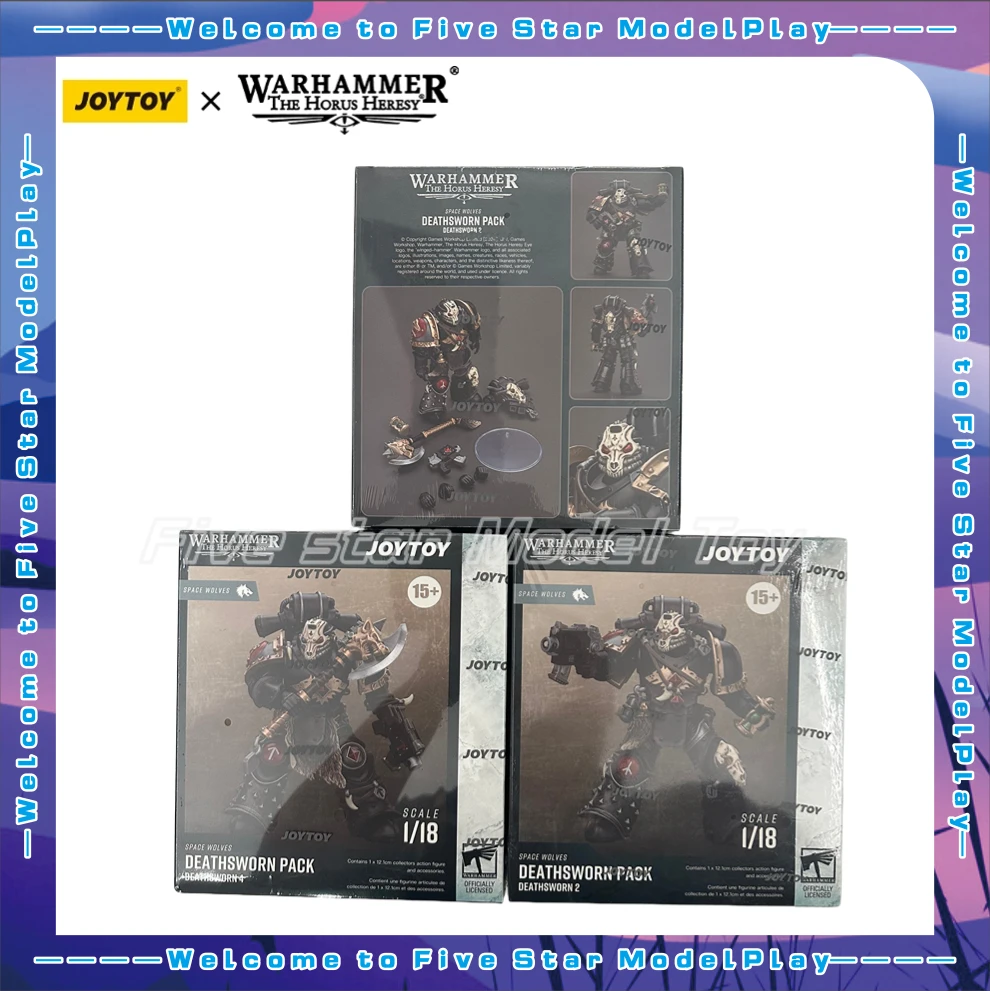 

【FS】 Оригинальные JOYTOY Warhammer 40K Space Wolves Death Sworn Pack 1/18 Фигурки Ручные модели Игрушки Подарки
