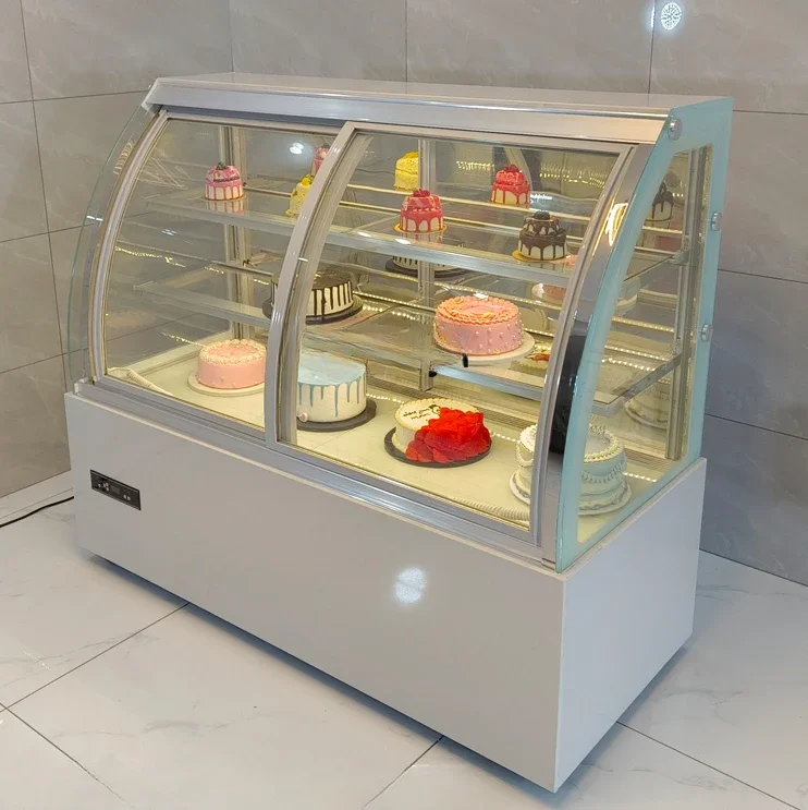 Refrigerated display cabinet small commercial pastry mousse dessert fruit cooked food air-cooled fresh-keeping freezer