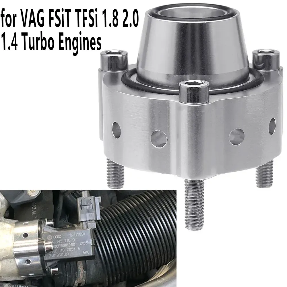 Blow Off VALVE Adaptor Replace Forge Turbo BOV Blow Off Valve Spacer Dump Adapter for VAG FSiT TFSi 1.8 2.0 1.4 Turbo Engines