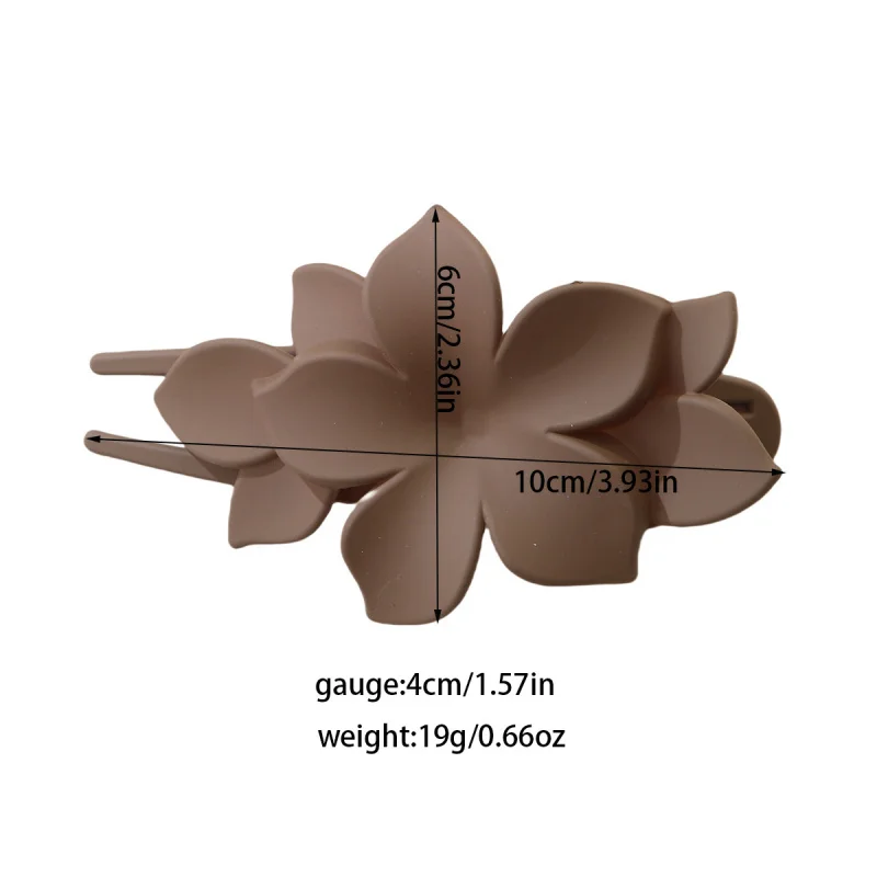 ダックビルクリップフラワーヘアクリップ女性夏韓国版多用途ヘアクリップ後頭部お団子ヘアアクセサリー