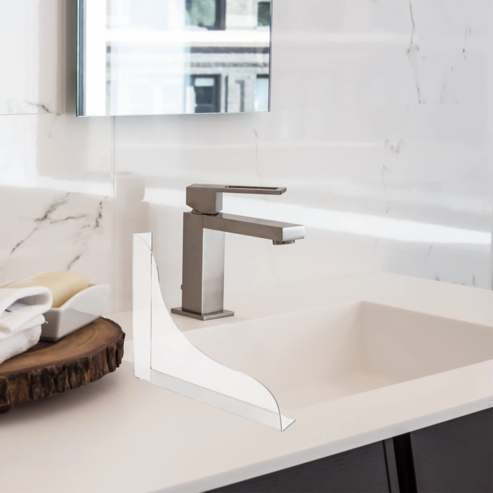 

1 комплект, акриловый душ, защита от брызг, водозащита для ванны, простая установка, раковина для ванной комнаты, угловая перегородка от брызг, защита от брызг