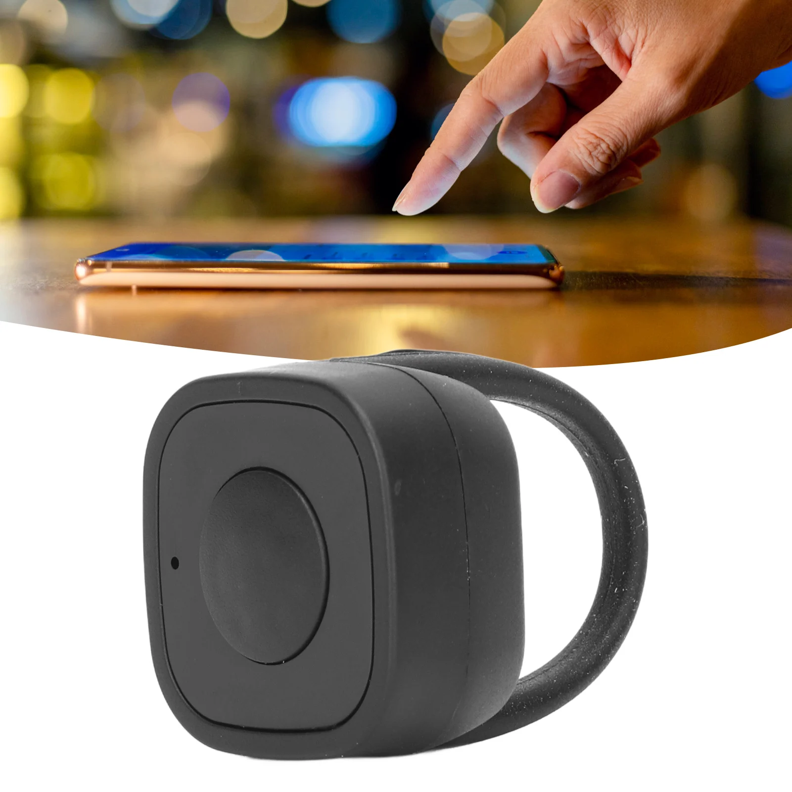 Remote Control Page Turner Charging Bluetooth Video Scrolling Ring Fingertip Controller new