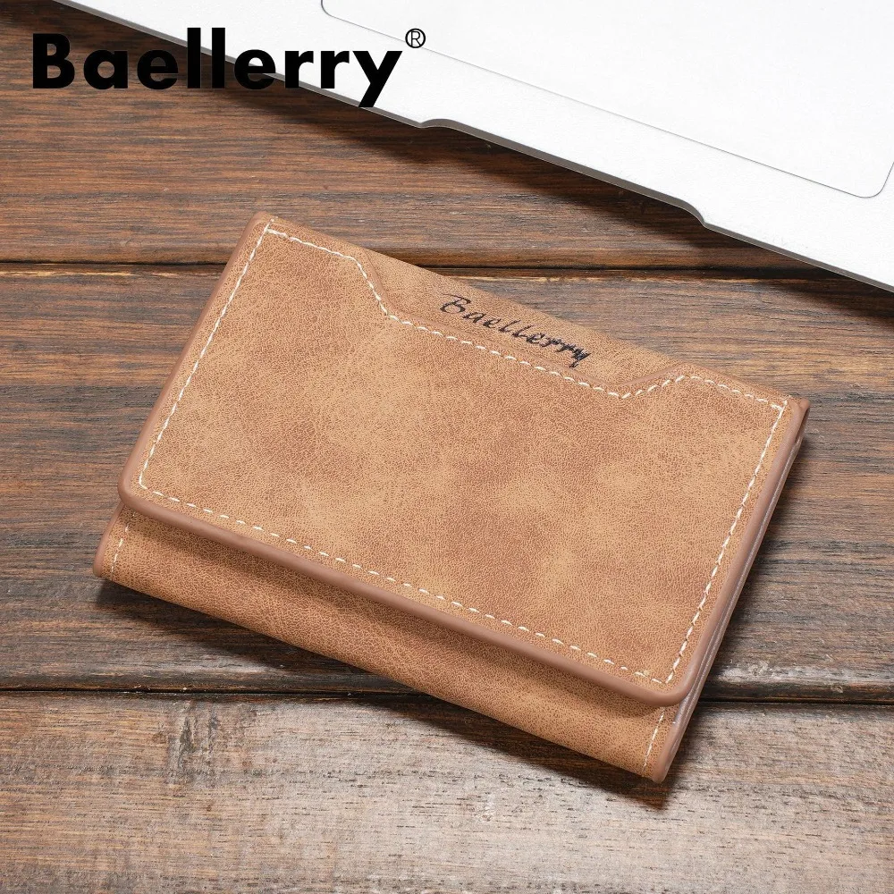 Baellerry Portable Mini Men Coin Purse Thin Bank Card Organizer Men Wallet Korean Style Card Holder Small Storage Bag Male