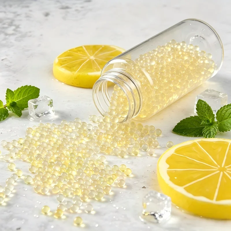 Lemon Mint Popping Capsule DIY flavor  Capsules For Cigarettes Popular Hot Sale Various Crush Balls Fruit Cigarette Accessories