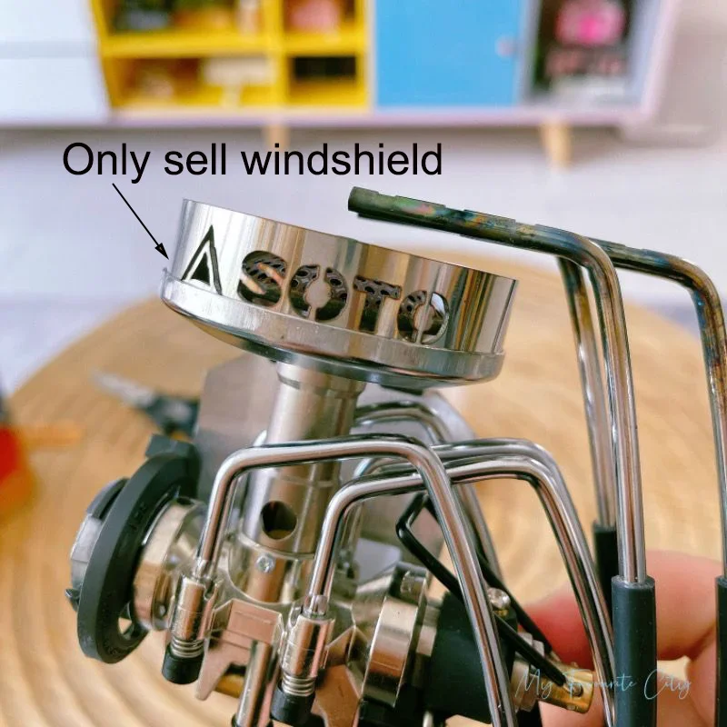Soto 310 Gas Stove Windproof Stand - Durable Wind Screen & Burner Guard for Spider Stove, Portable Camping Cooking Support