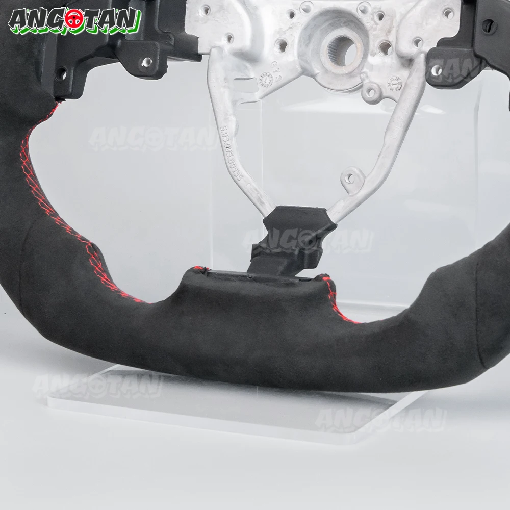 RĘCZNIE WYKONANY KIEROWNICA Z ZAMIESZKIANYM DNOSEM Z ZAMIESZKI DO LEXUS IS 250 250C 300 300C 350 IS-F Sport 2006-2012 KIEROWNICA Z ALKANTARĄ