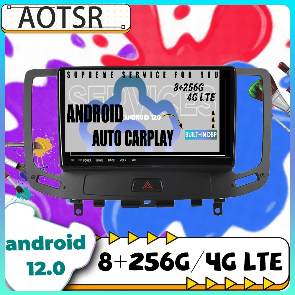 Lizpofly Android Multimedia Radio For Infiniti G37 G35 G25 G37S 256G CarPlay GPS Navigation Audio Stereo Head Unit