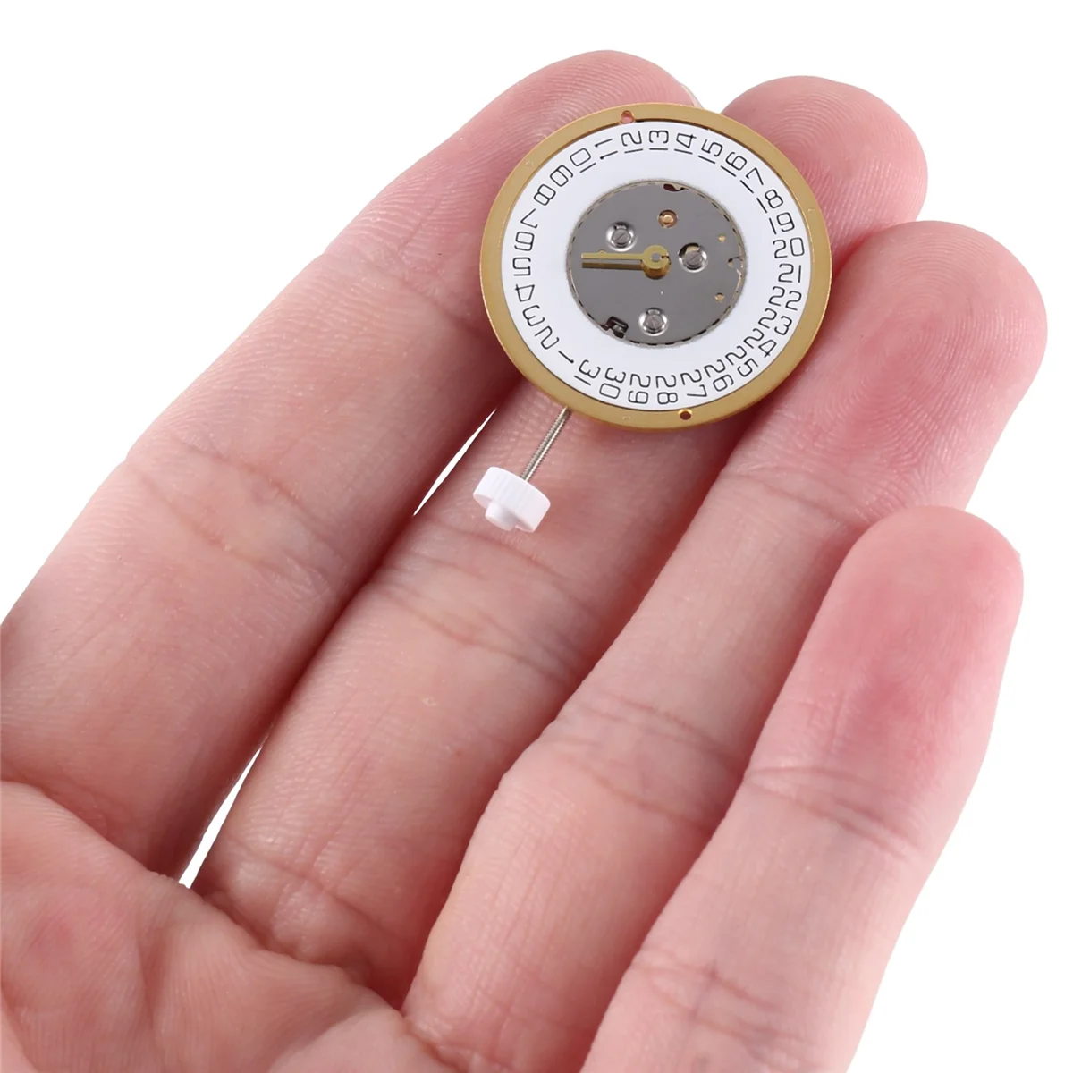 

XFDE Quartz Movement Watch Accessories 6 Jewels for ISA 220 Movement Watch Date At 3 O'Clock Single Calendar Movement Replace