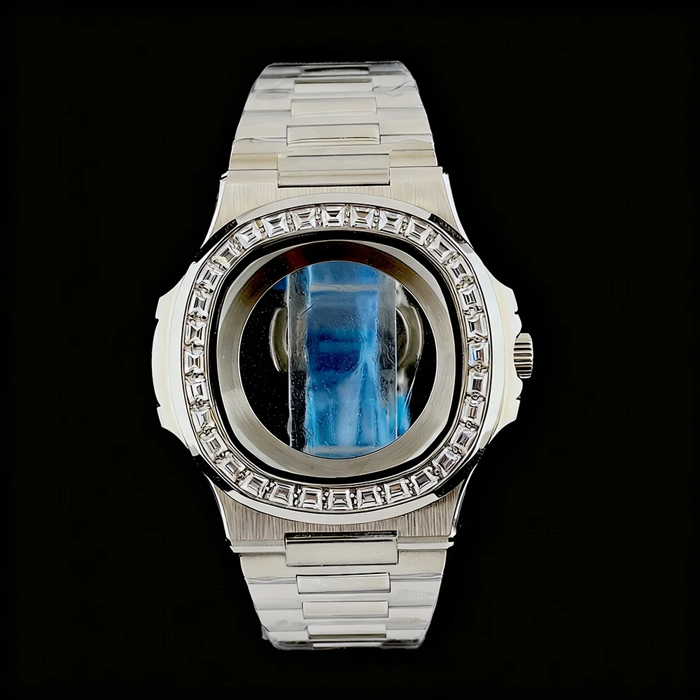 NH35 watch case men's watch 40mm custom logo stainless steel case suitable for NH35 movement watch accessories