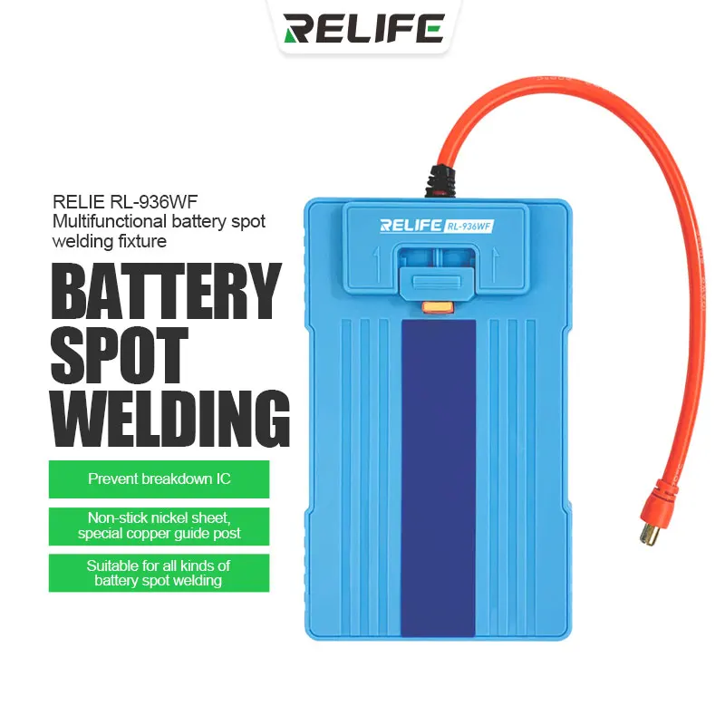 RELIFE RL-936WF Universal Android IPhone Battery Spot Welding Fixture Battery Clip Anti-static Mobile Phone Battery Fixture tool