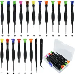 Small Magnetic Screwdriver Set Multi-Function Precision Screwdriver Kit for Watch Eyeglasses Jewelry Electronics Repair