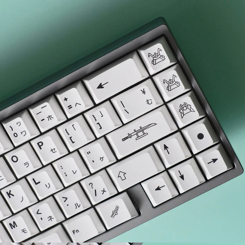 Imagem -02 - Gmk Honor Keycaps para Teclado Mecânico Japonês Inglês Perfil Cereja Pbt Sublimação Dye Switch mx Gk61 67 84 87 980