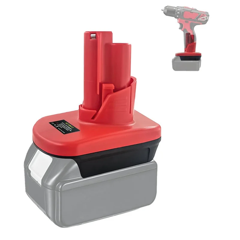 

A55F-MT18M12 Адаптер аккумулятора для литий-аккумулятора 18 В Преобразование в аккумуляторные электроинструменты Milwaukee 12 В Простый в использовании Простота в использовании