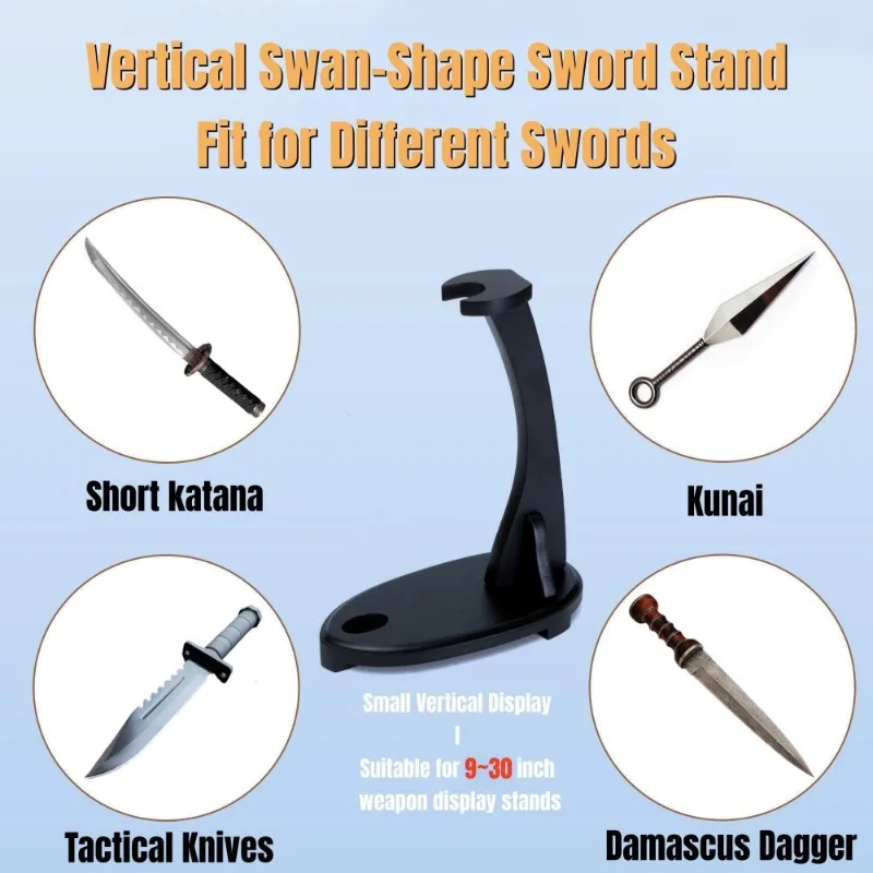 Vertical Sword Shelf Support Sabre Display Stand Japanese Katana Rack Sword Holder Sabre Schwert Bracket Home Organizer Decor