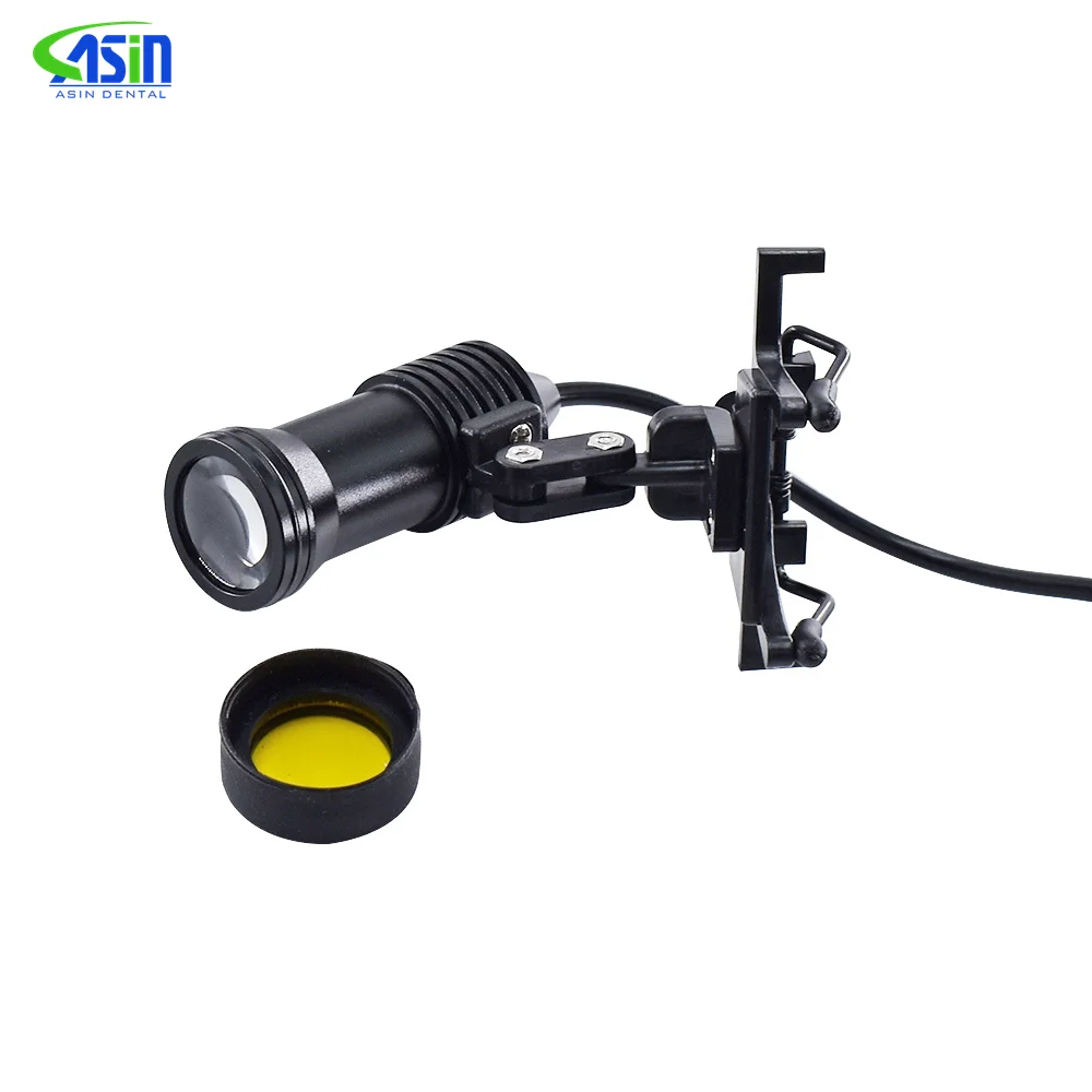 5W Headlight Headlamp With Glasses Clip For Dentist Surgiacl Loupe Lab Medical Dental Magnifier